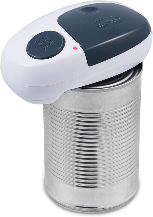 E930038 Easican Electronic Can Opener, White/Grey