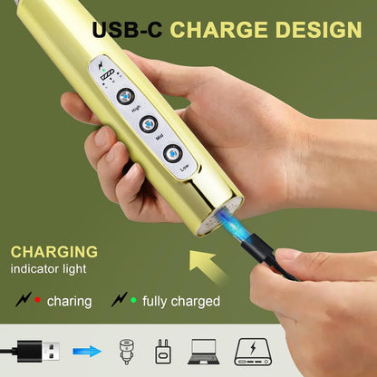 Handheld Milk Frother Wand for Coffee, Rechargeable Electric Whisk - Colors A