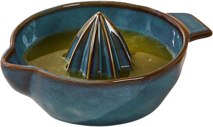Ceramic Lemon Juicer Reamer Manual Citrus Lime Hand Squeezer Bowl Handheld