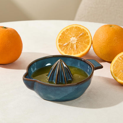 Ceramic Lemon Juicer Reamer Manual Citrus Lime Hand Squeezer Bowl Handheld