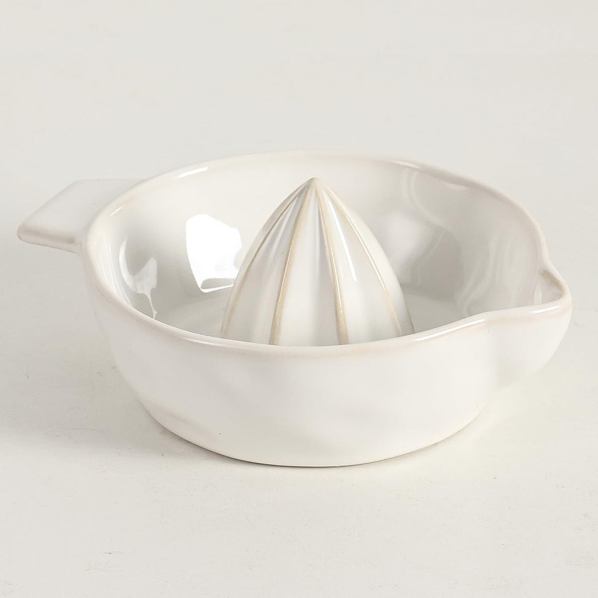 Ceramic Lemon Juicer Reamer Manual Citrus Lime Hand Squeezer Bowl Handheld