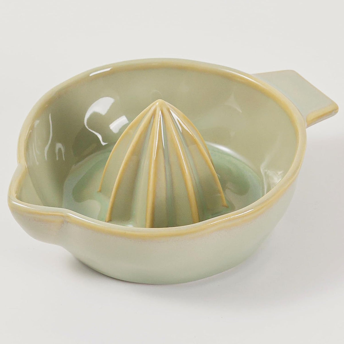 Ceramic Lemon Juicer Reamer Manual Citrus Lime Hand Squeezer Bowl Handheld