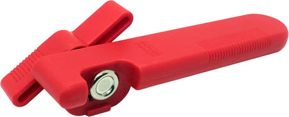 Compact Safety Can Opener – Manual Smooth Edge Can Opener with Ergonomic Design, Hygienic and Easy to Use, Swiss-Engineered Precision