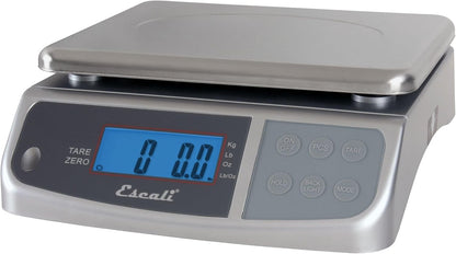 M-Series NSF Certified Digital Kitchen & Industrial Scale, 66 lb Capacity, Dual Display, Spill-Proof, Stainless Steel
