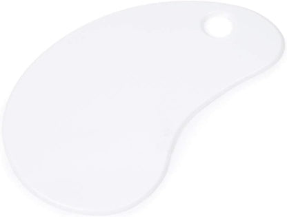 Fox Run Dough and Bowl Scraper, Curved, White