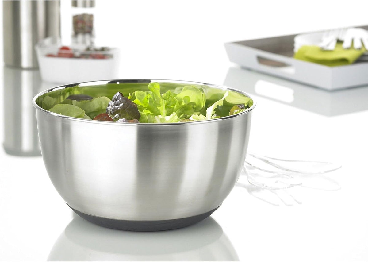 Turboline Salad Spinner, Medium, Silver