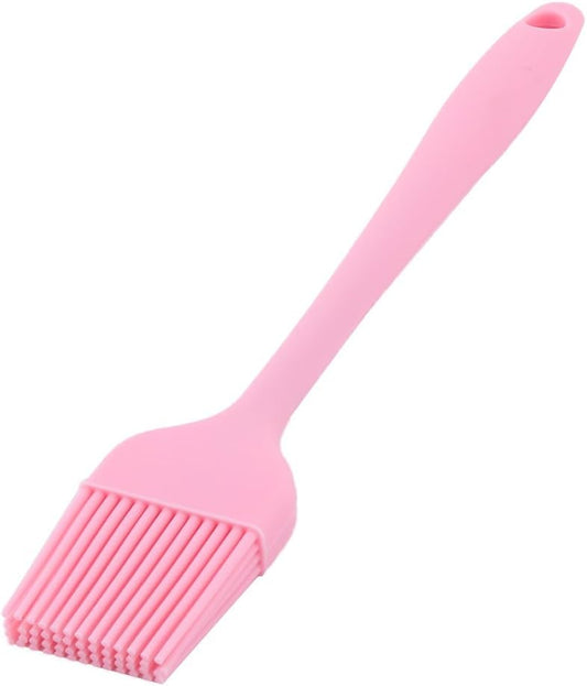 Silicone Family Bakery Cookie Cake Baking Tool Cream Butter Pastry Brush Pink