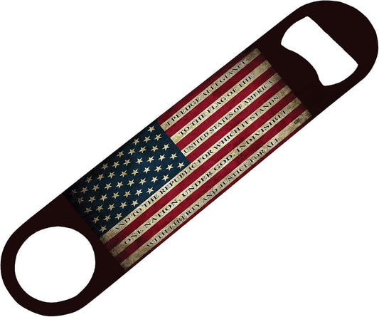 Pledge of Allegiance Speed Bottle Opener Heavy Duty Gift Patriotic United State Of America US