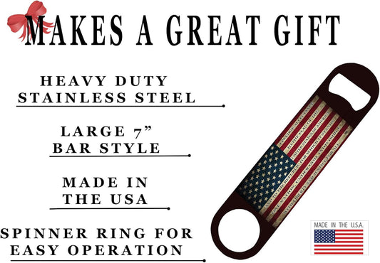Pledge of Allegiance Speed Bottle Opener Heavy Duty Gift Patriotic United State Of America US