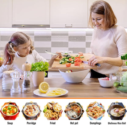 5 Pcs Soup Ladles Stainless Steel Serving Ladles with Long Handle for Serving, Cooking, Stirring, Portioning Kitchen Restaurant Accessories(4 oz)