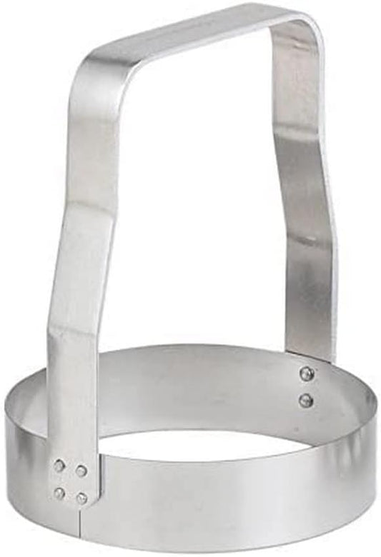 Kwik-kut Kwik Kut Plain Edge Manual Food Chopper, Stainless Steel Blade, 2.875-Inch Diameter x 3-Inches Tall, Made in The USA, A, Silver