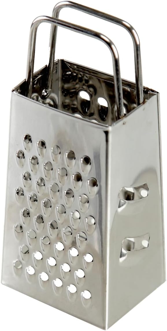 Mini Box Cheese Graters Set of 4, Stainless Steel Grater for Ginger, Garlic, Lemon, Potato, Chocolate, Vegetables (2.3 * 1.38inch)