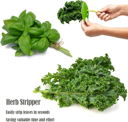 2 Orange Peeler Tool + Herbs Stripper Kale Collard Greens Leaf Stem Remover