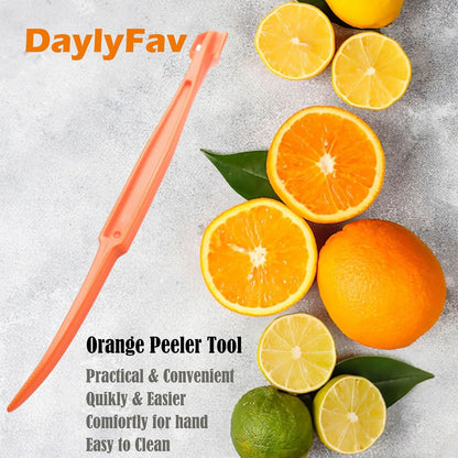 2 Orange Peeler Tool + Herbs Stripper Kale Collard Greens Leaf Stem Remover