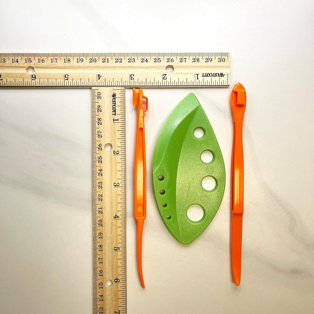 2 Orange Peeler Tool + Herbs Stripper Kale Collard Greens Leaf Stem Remover