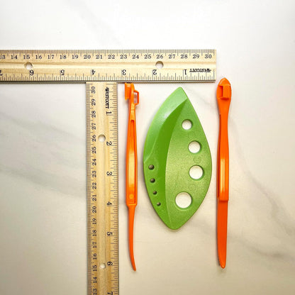 2 Orange Peeler Tool + Herbs Stripper Kale Collard Greens Leaf Stem Remover