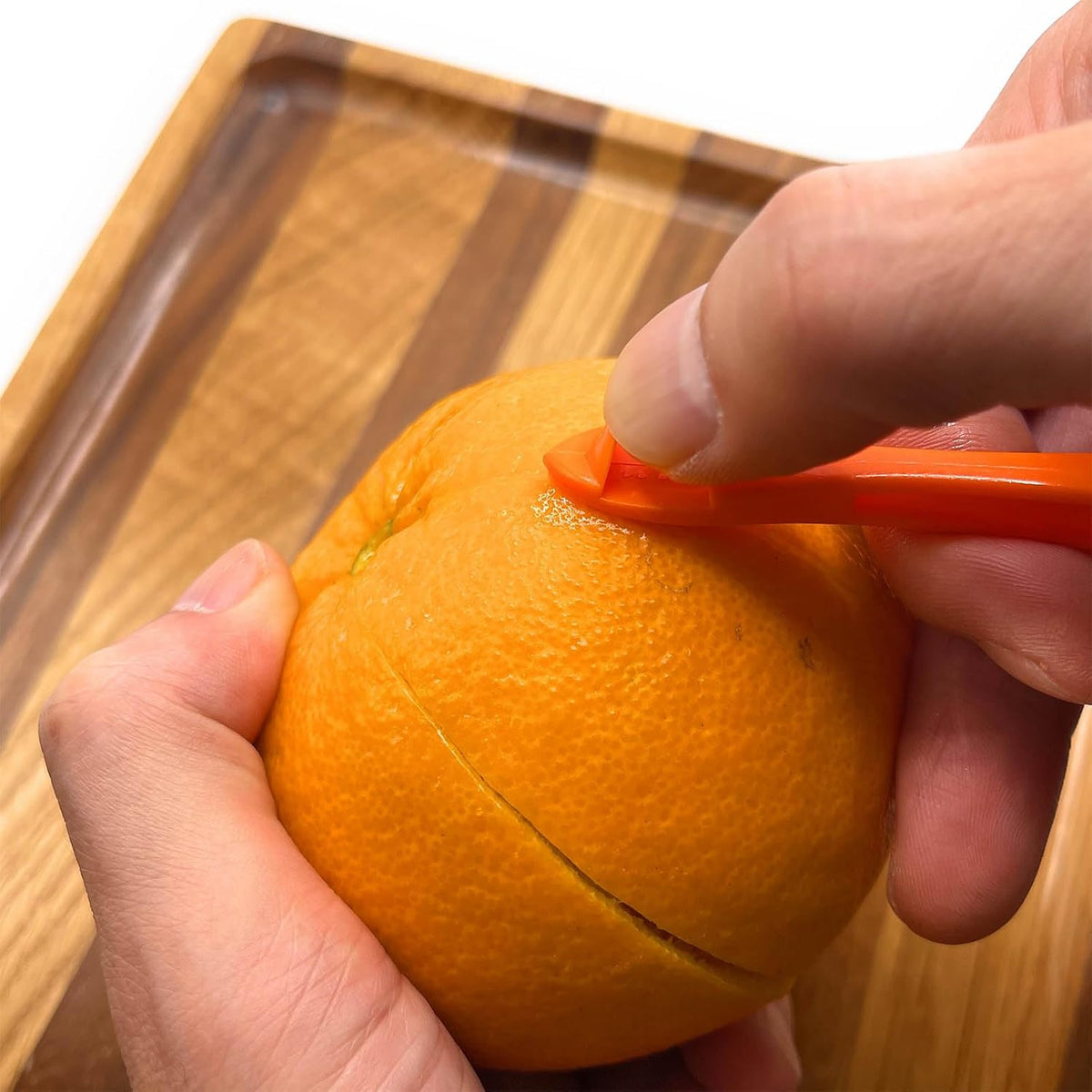 2 Orange Peeler Tool + Herbs Stripper Kale Collard Greens Leaf Stem Remover