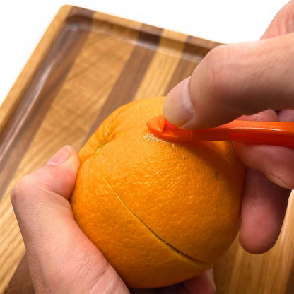 2 Orange Peeler Tool + Herbs Stripper Kale Collard Greens Leaf Stem Remover