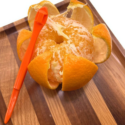 2 Orange Peeler Tool + Herbs Stripper Kale Collard Greens Leaf Stem Remover