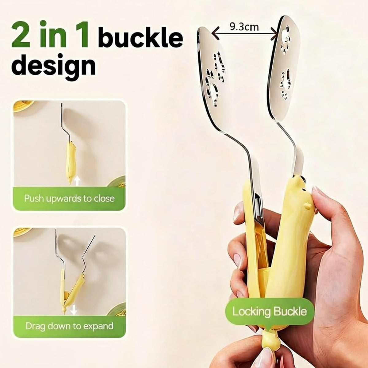 4 Pcs Silicone Basting Pastry Brushes with Stainless Steel Spatula Tongs Set,Heat Resistant Food Brush for Oil Butter BBQ Sauce,2-in-1 Cute Bear Food Flip Shovel Clip for Steak Fish Bread