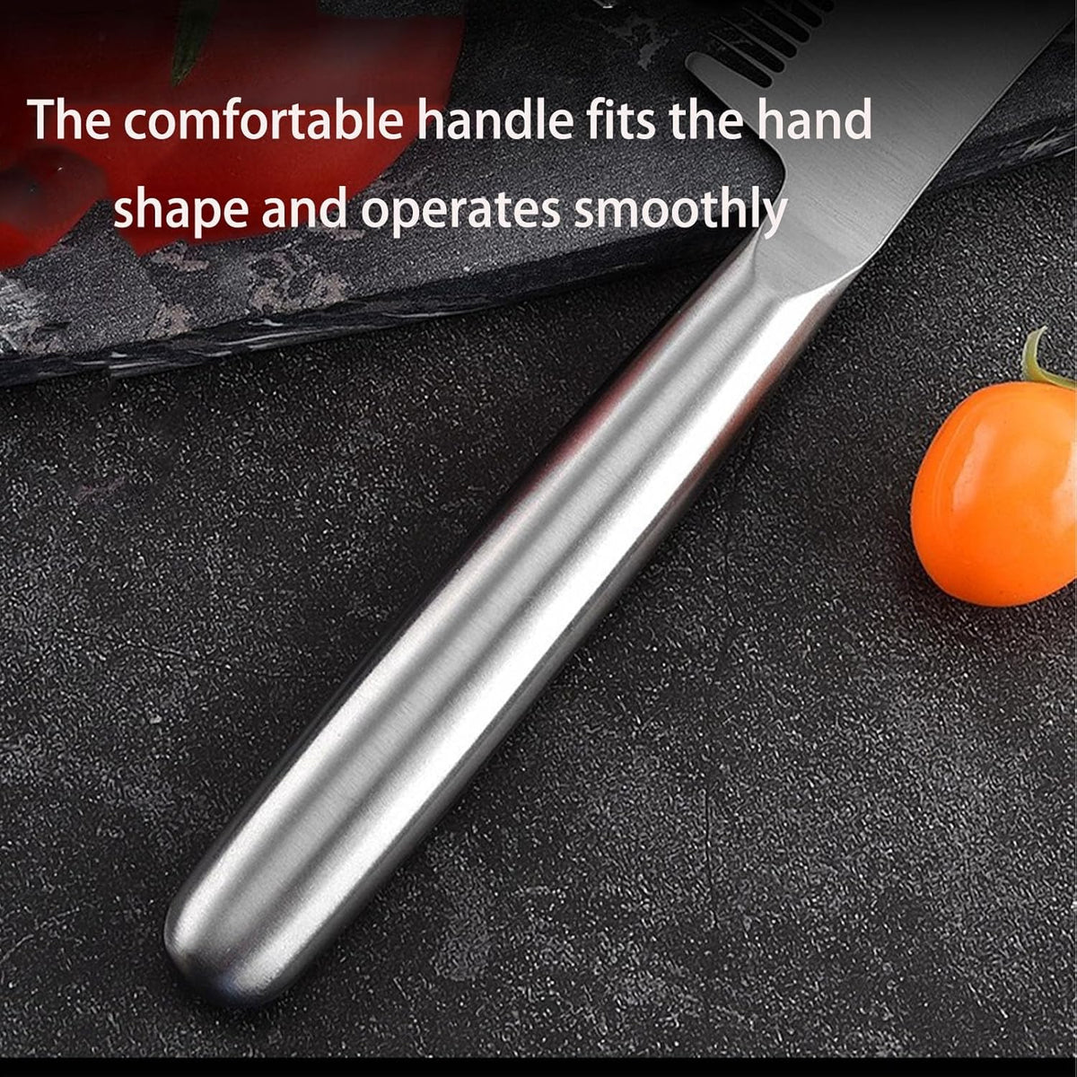 Stainless Steel Multi-purpose Julienne Peeler, Vegetable Julienne Slicer Handheld, Kitchen Shredder Tool with Grip Handle for Carrot Potato Melon Gadget Fruit