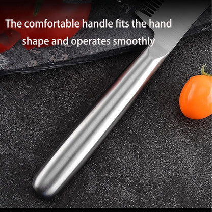 Stainless Steel Multi-purpose Julienne Peeler, Vegetable Julienne Slicer Handheld, Kitchen Shredder Tool with Grip Handle for Carrot Potato Melon Gadget Fruit