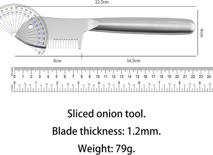 Stainless Steel Multi-purpose Julienne Peeler, Vegetable Julienne Slicer Handheld, Kitchen Shredder Tool with Grip Handle for Carrot Potato Melon Gadget Fruit