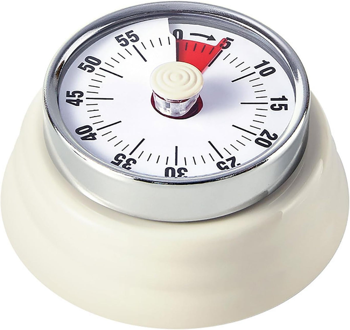Elegant Stainless Steel Vintage Kitchen Timer with Magnetic Attachment - 60-Minute Countdown & Audible Alarm, Perfect for Cooking, Office Tasks, and Study Sessions (01-Green)