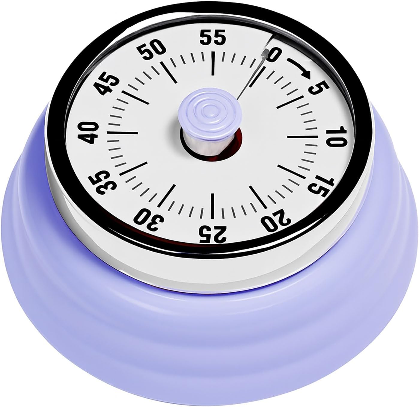 Elegant Stainless Steel Vintage Kitchen Timer with Magnetic Attachment - 60-Minute Countdown & Audible Alarm, Perfect for Cooking, Office Tasks, and Study Sessions (01-Green)