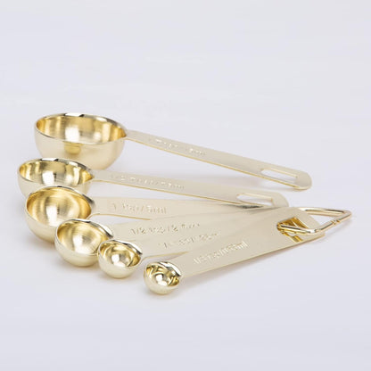 Stainless Steel Measuring Cups & Spoons Set, Black