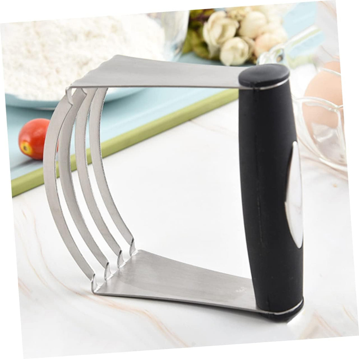 Stainless Steel Pastry Dough Scraper for Baking Flour Mixing