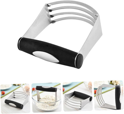 Stainless Steel Pastry Dough Scraper for Baking Flour Mixing