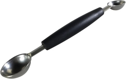 Double-Sided Fruit Melon Baller Spoon, 2 in 1 Stainless Steel Scoop Cutter 18cm