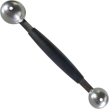 Double-Sided Fruit Melon Baller Spoon, 2 in 1 Stainless Steel Scoop Cutter 18cm