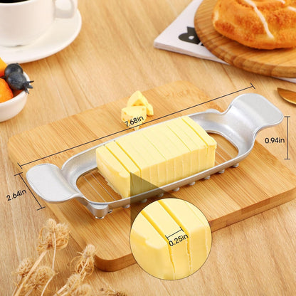 Stainless Steel Butter Slicer, Cheese Cutter with Ergonomic Handle