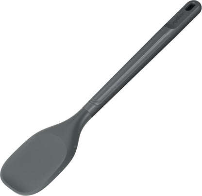 E980220 Spoontula Large, Sustainable Wheatstraw/Silicone, Cooking Spoon/Spatula, Heat Resistant Silicone Head, Beluga Grey, 12.2" X 2.4", Dishwasher Safe, 5 Year Guarantee