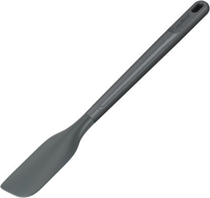 E980220 Spoontula Large, Sustainable Wheatstraw/Silicone, Cooking Spoon/Spatula, Heat Resistant Silicone Head, Beluga Grey, 12.2" X 2.4", Dishwasher Safe, 5 Year Guarantee