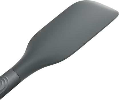 E980220 Spoontula Large, Sustainable Wheatstraw/Silicone, Cooking Spoon/Spatula, Heat Resistant Silicone Head, Beluga Grey, 12.2" X 2.4", Dishwasher Safe, 5 Year Guarantee