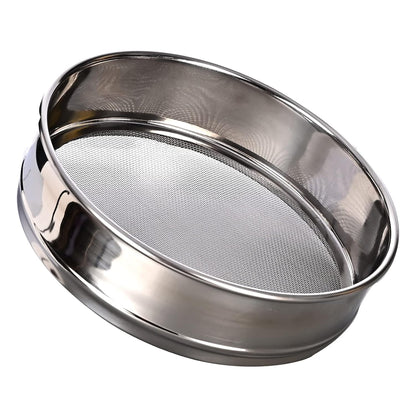 100 Mesh Lab Sieves, #100 Mesh Test Sieve, 8'' Diameter, 304 Stainless Steel Wire Cloth (0.15mm)