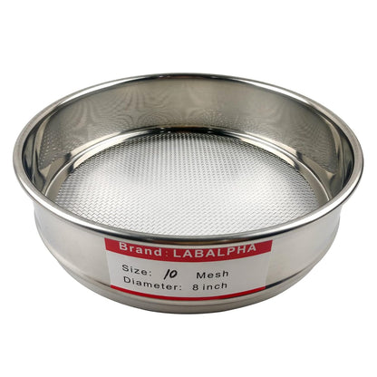 100 Mesh Lab Sieves, #100 Mesh Test Sieve, 8'' Diameter, 304 Stainless Steel Wire Cloth (0.15mm)