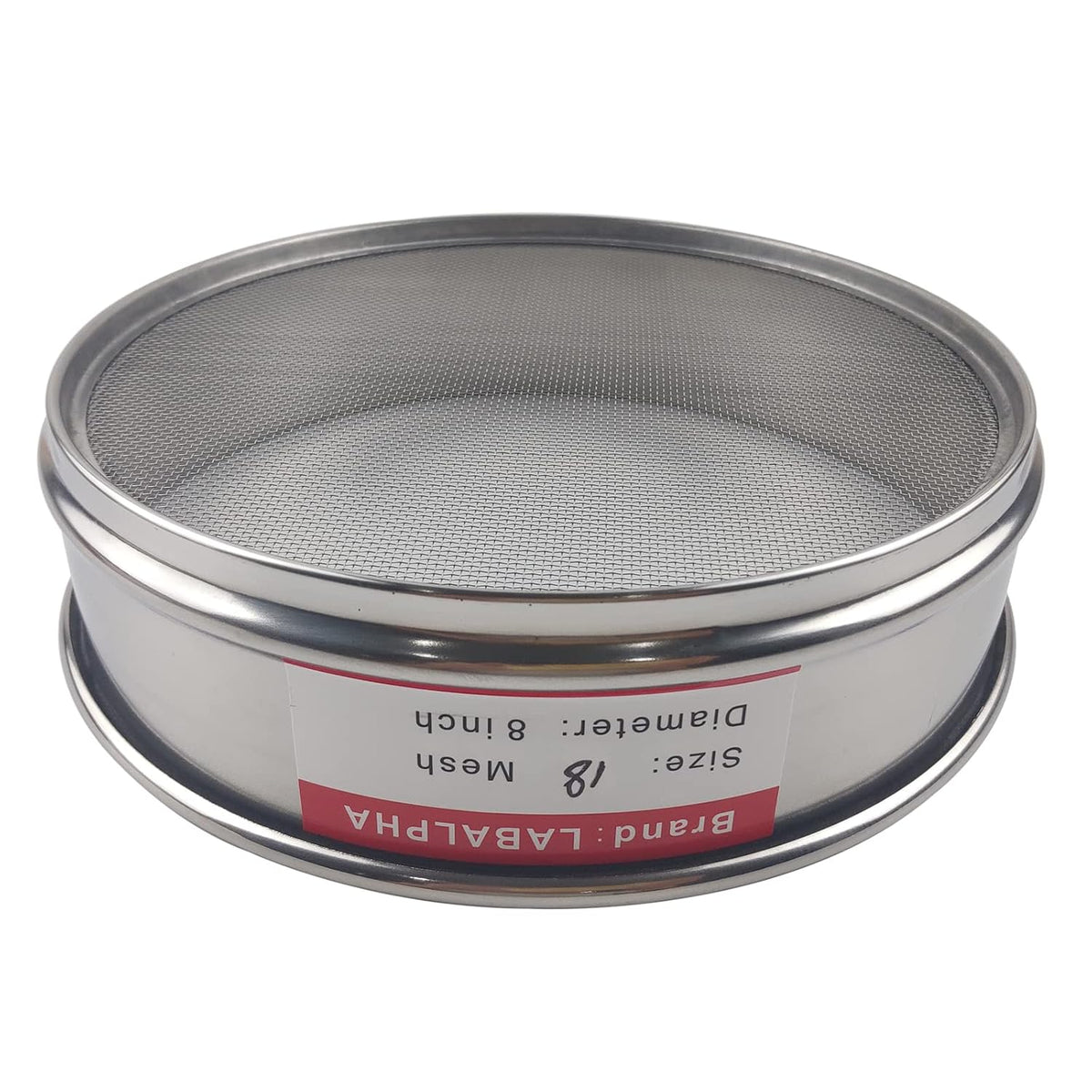 100 Mesh Lab Sieves, #100 Mesh Test Sieve, 8'' Diameter, 304 Stainless Steel Wire Cloth (0.15mm)