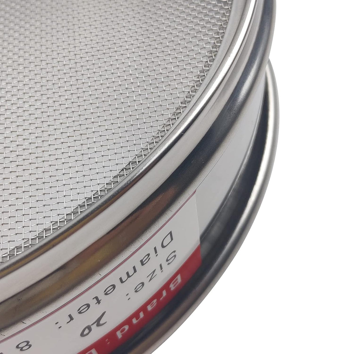 100 Mesh Lab Sieves, #100 Mesh Test Sieve, 8'' Diameter, 304 Stainless Steel Wire Cloth (0.15mm)