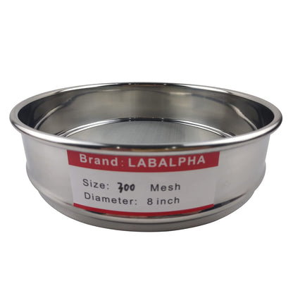 100 Mesh Lab Sieves, #100 Mesh Test Sieve, 8'' Diameter, 304 Stainless Steel Wire Cloth (0.15mm)