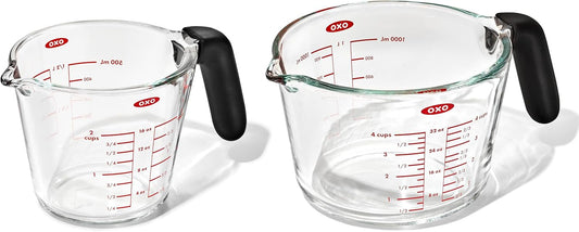 Good Grips 2-Cup and 4-Cup Glass Measuring Cup Set