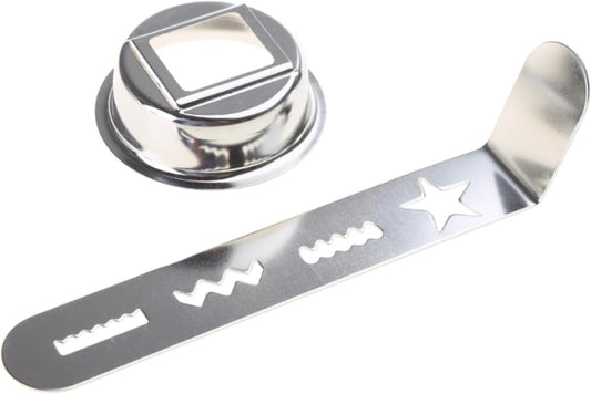 Cookie Maker and Pastry Attachment - Meat Grinder, Stainless Steel Biscuit Mold for Cookies