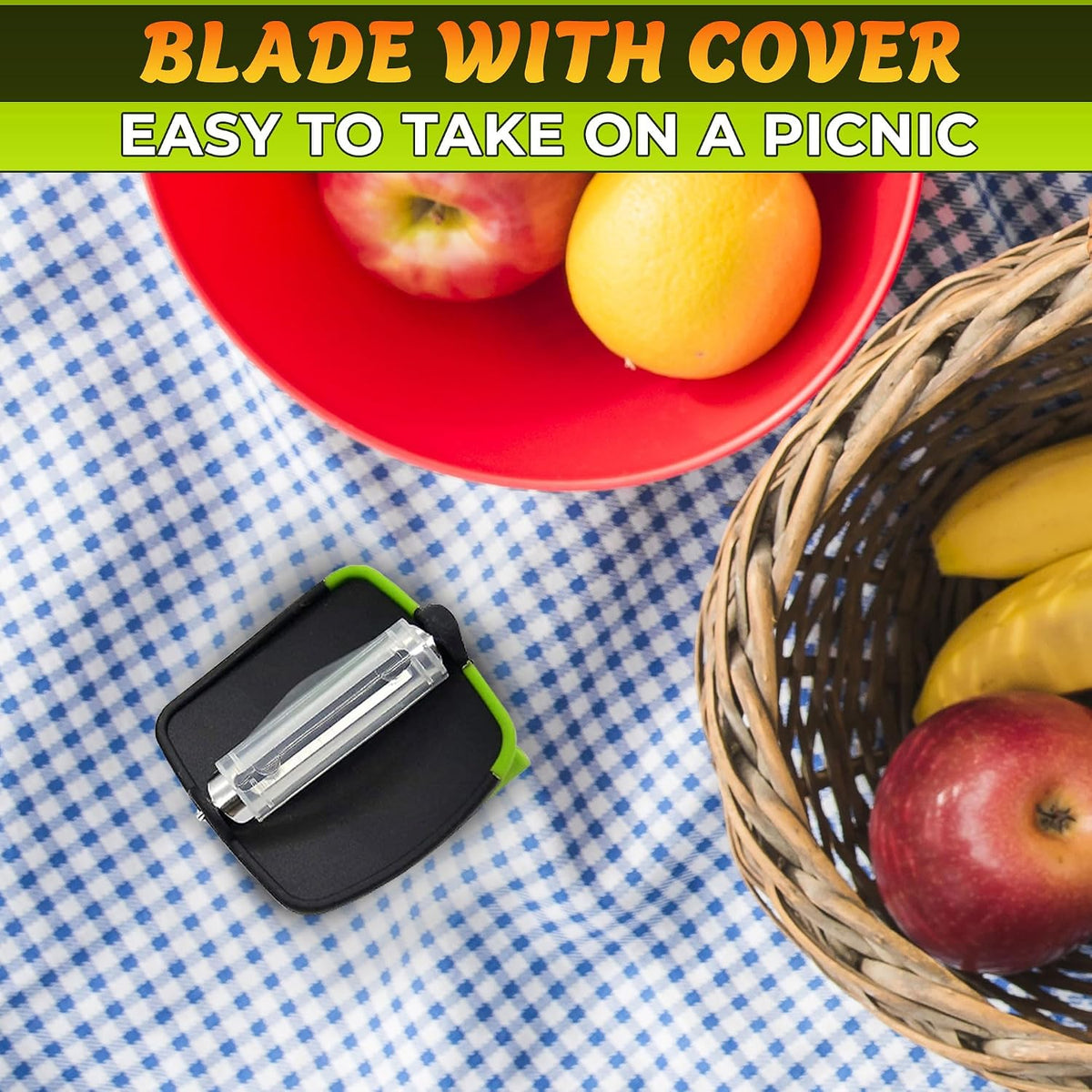 Finger Potato Peeler Set, Palm Peeler, Stainless Steel Blades