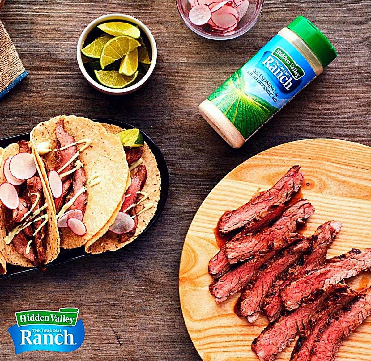 Ranch Seasoning Powder | Hidden Valley Original Ranch Salad Dressing, Seasoning Mix and Dip | Zero Saturated Fat, Trans fat and Cholesterol | with the Hint of Creamy Buttermilk & Keto Friendly | 16 Fl oz Shaker Bottles | Value Pack of 2