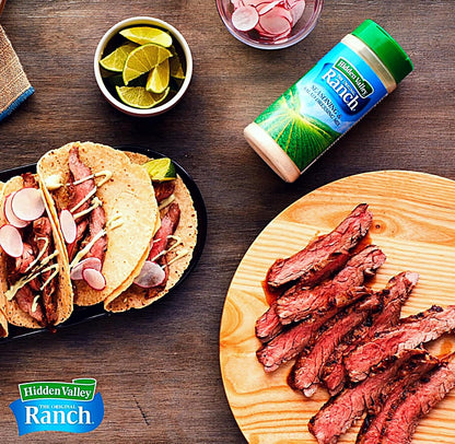 Ranch Seasoning Powder | Hidden Valley Original Ranch Salad Dressing, Seasoning Mix and Dip | Zero Saturated Fat, Trans fat and Cholesterol | with the Hint of Creamy Buttermilk & Keto Friendly | 16 Fl oz Shaker Bottles | Value Pack of 2