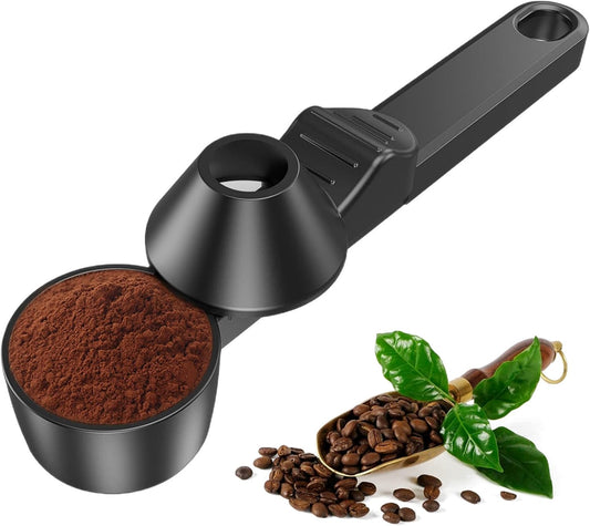 Coffee Spoon Funnel Set, Anti-Stain Measuring Spoon, 2 Tablespoon Capacity, Also Suitable for Protein Powder, Tea, etc., 1 Pcs