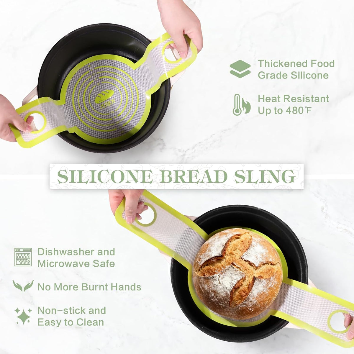 Sourdough Starter Kit, 9'' Round Banneton Bread Proofing Basket, Sourdough Kit with Jar, Sourdough Bread Baking Supplies with Bread Lame, Dough Scraper, Dough Whisk, Silicone Bread Sling